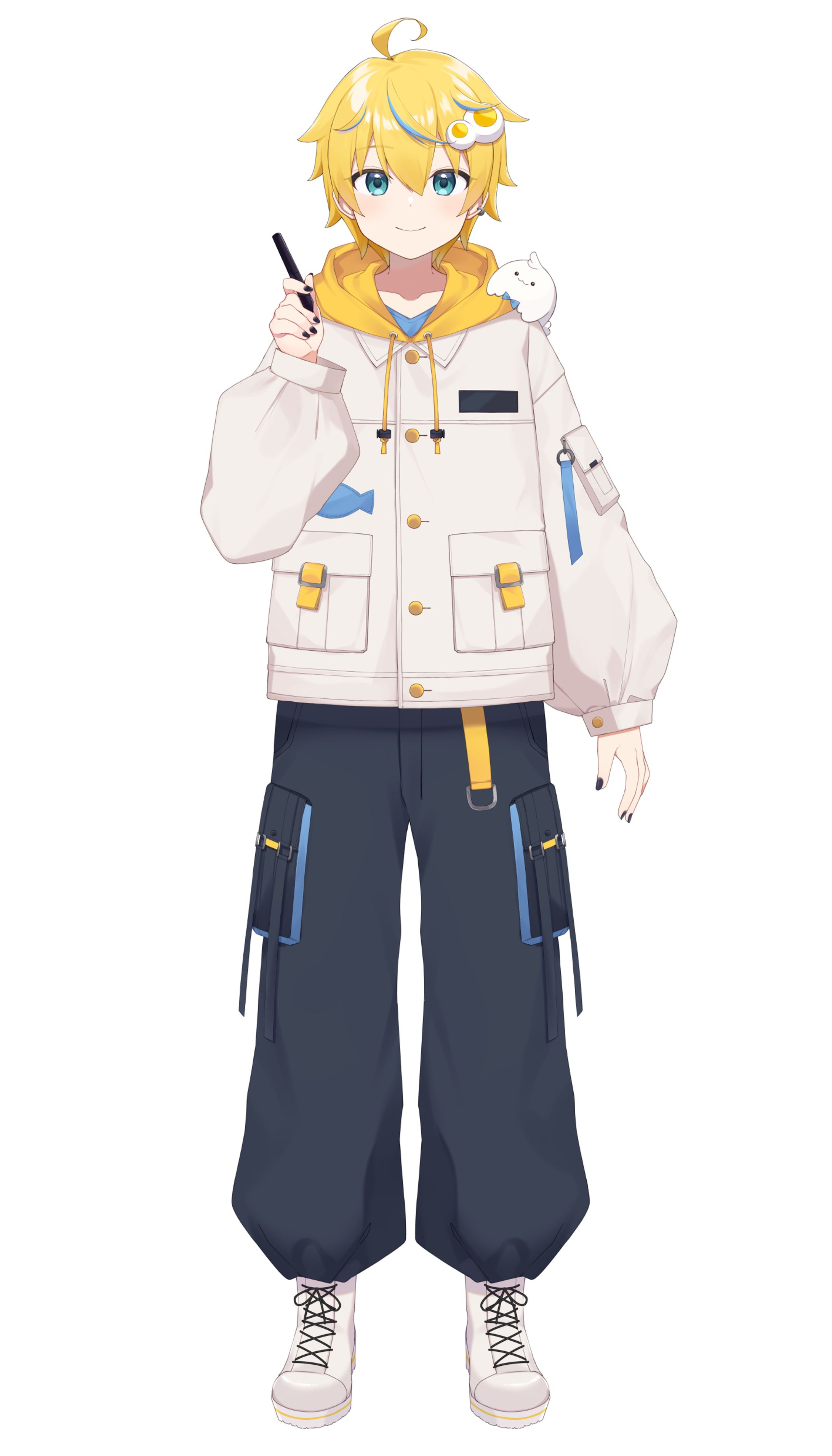 Vtuber 涼木スズ様 Live2D用立ち絵-1