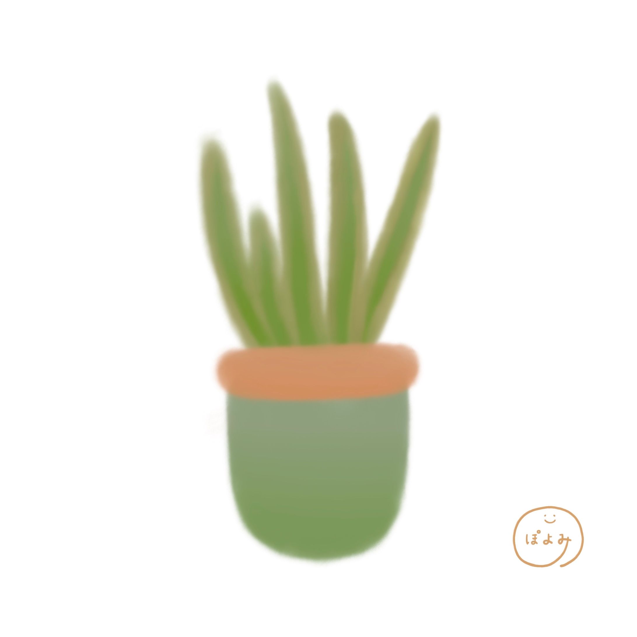 【絵本の一場面を描いたよ】植物イラスト🍀-1