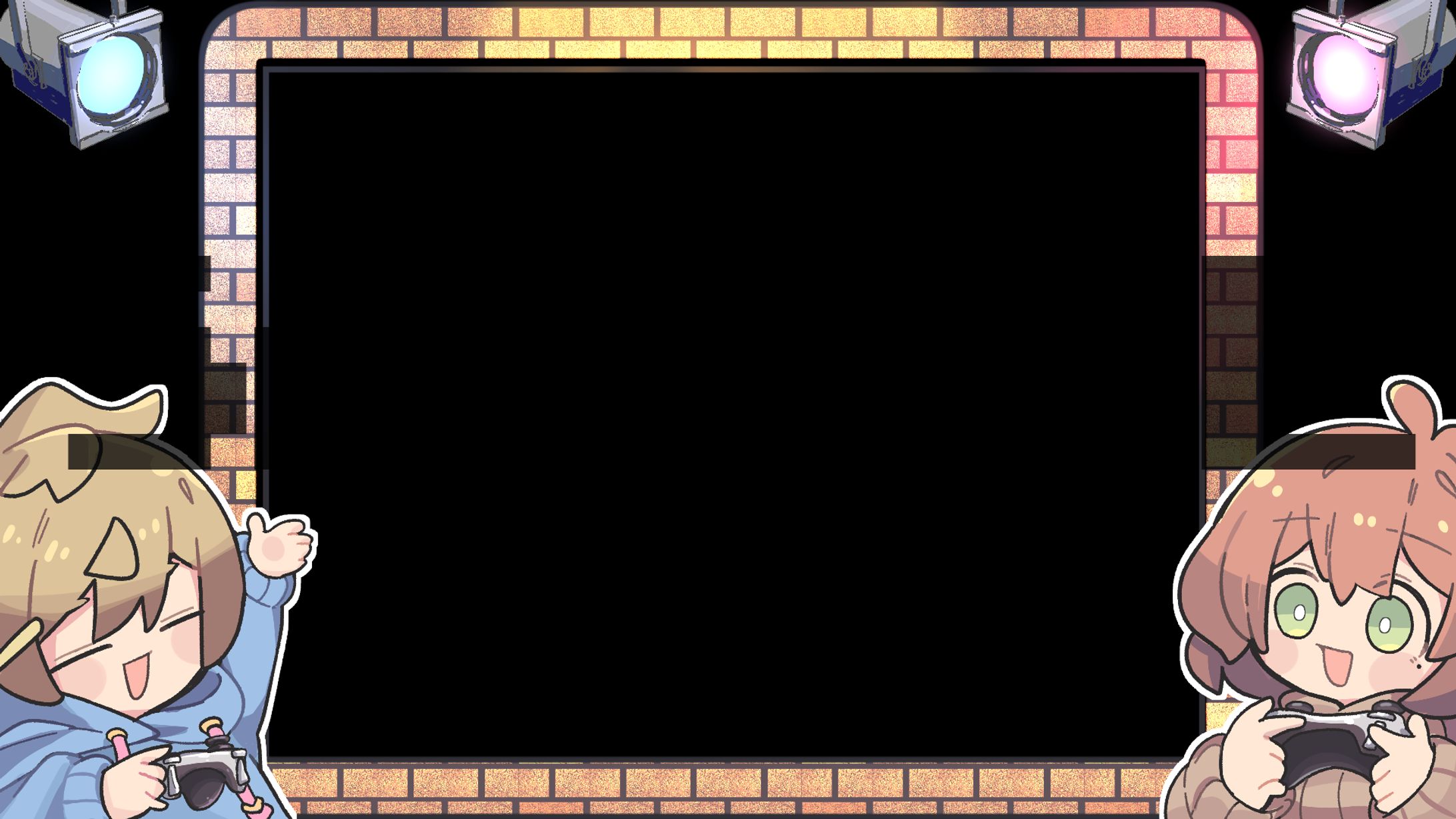 配信背景フレームsample-1