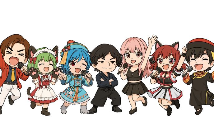 ミニキャラ  たりほんメンバー