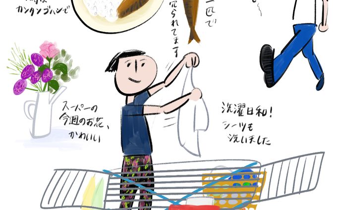 おカッパさんの暮らし絵日記 in ベルリン(6/25) 