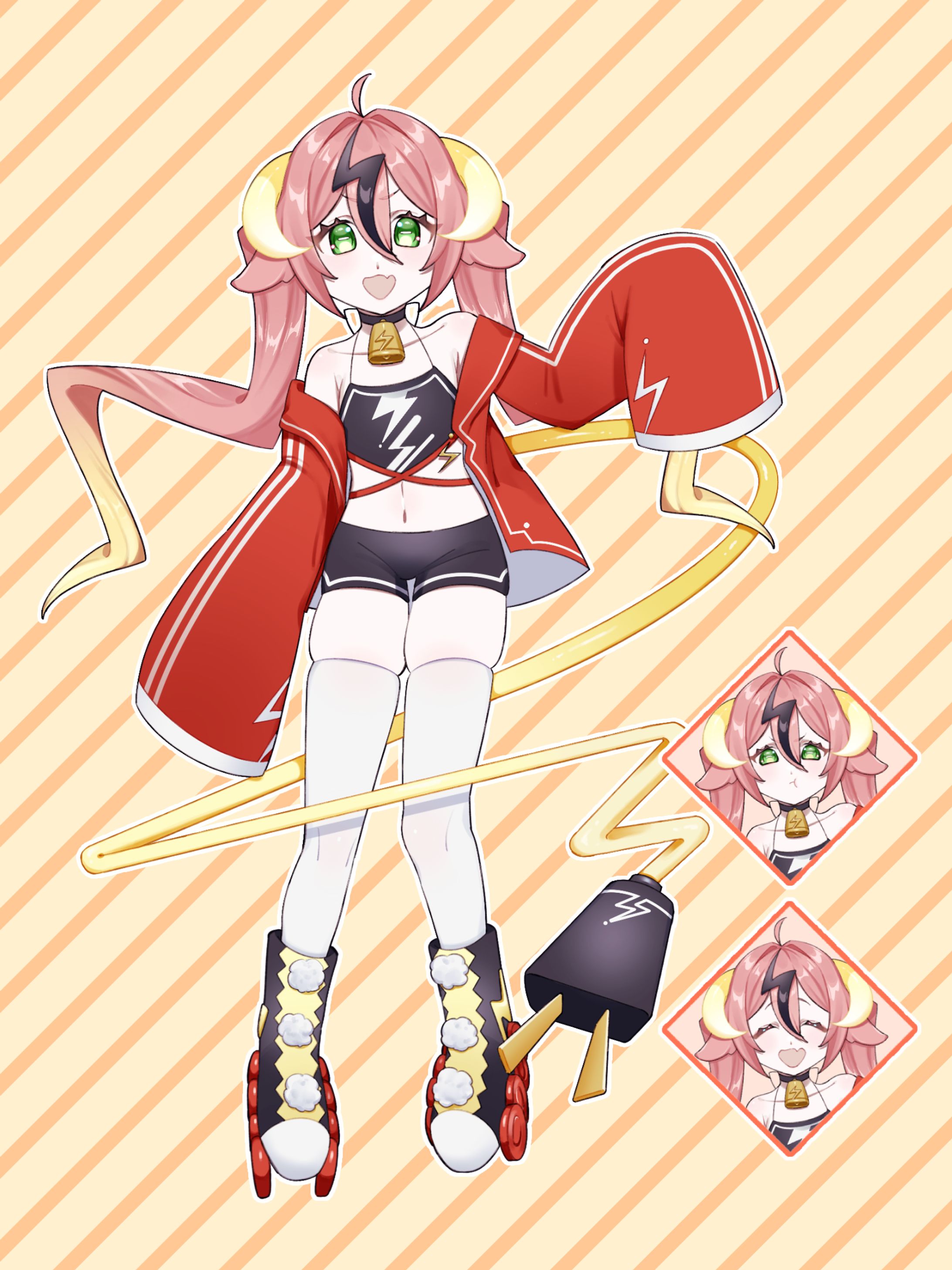 電気羊クゥ様　立ち絵/表情差分-1