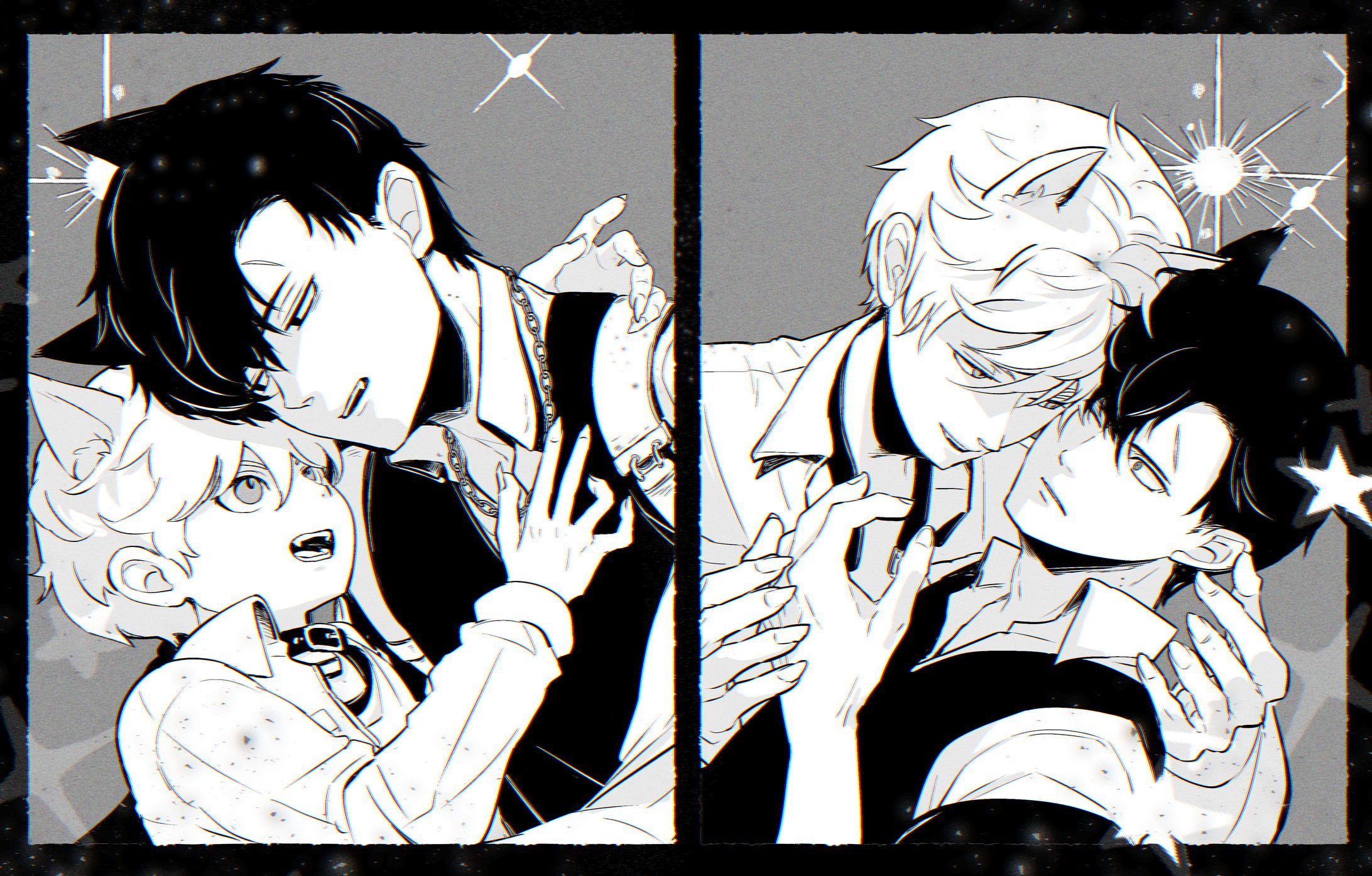 モノクロイラスト-1