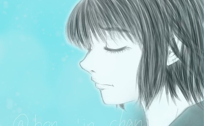 悩んでいる女性のイラスト（広告用）