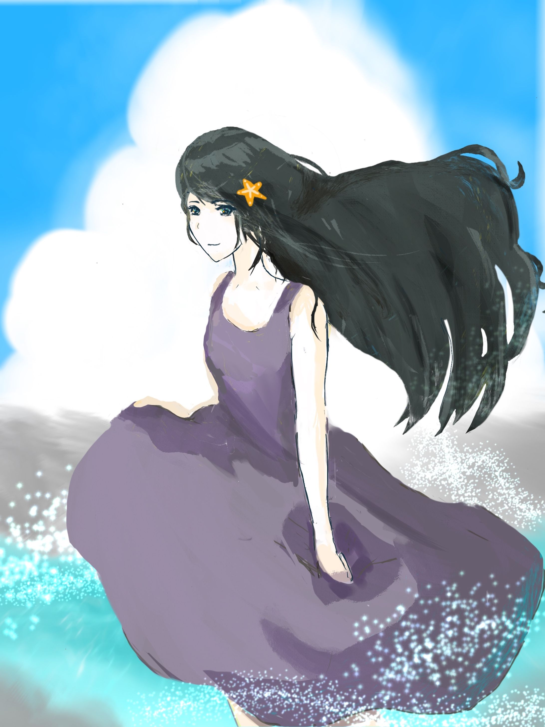 夏の少女-1
