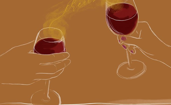・

cheers!

Let’s make a toast.
古代ローマでは、ワインの酸味を和らげるためトーストしたパンをワインにつける習慣があり、そこから「make a toast」がお酒の席での言葉となったと言う説があるそう。
なるほど。
古代ローマのワインはあまり美味しくなかったのかな。

#art
#drawing
#chill
#relax
#adobefresco
#illustration
#love
#cheer 
#wine 
#NFT
#textiledesign
#design
#乾杯 
#ワイン 
#ワイングラス 
#古代ローマ 
#絵本
#挿絵
#装画 
#イラスト
#デザイン