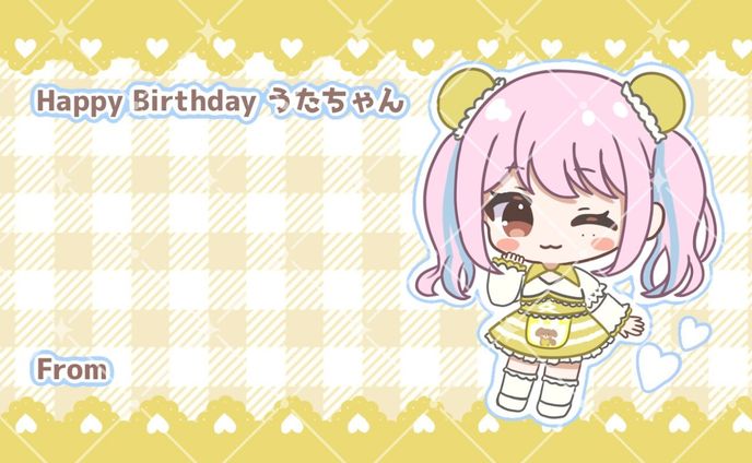 個人様 ミニキャラ＆メッセージカードデザイン
