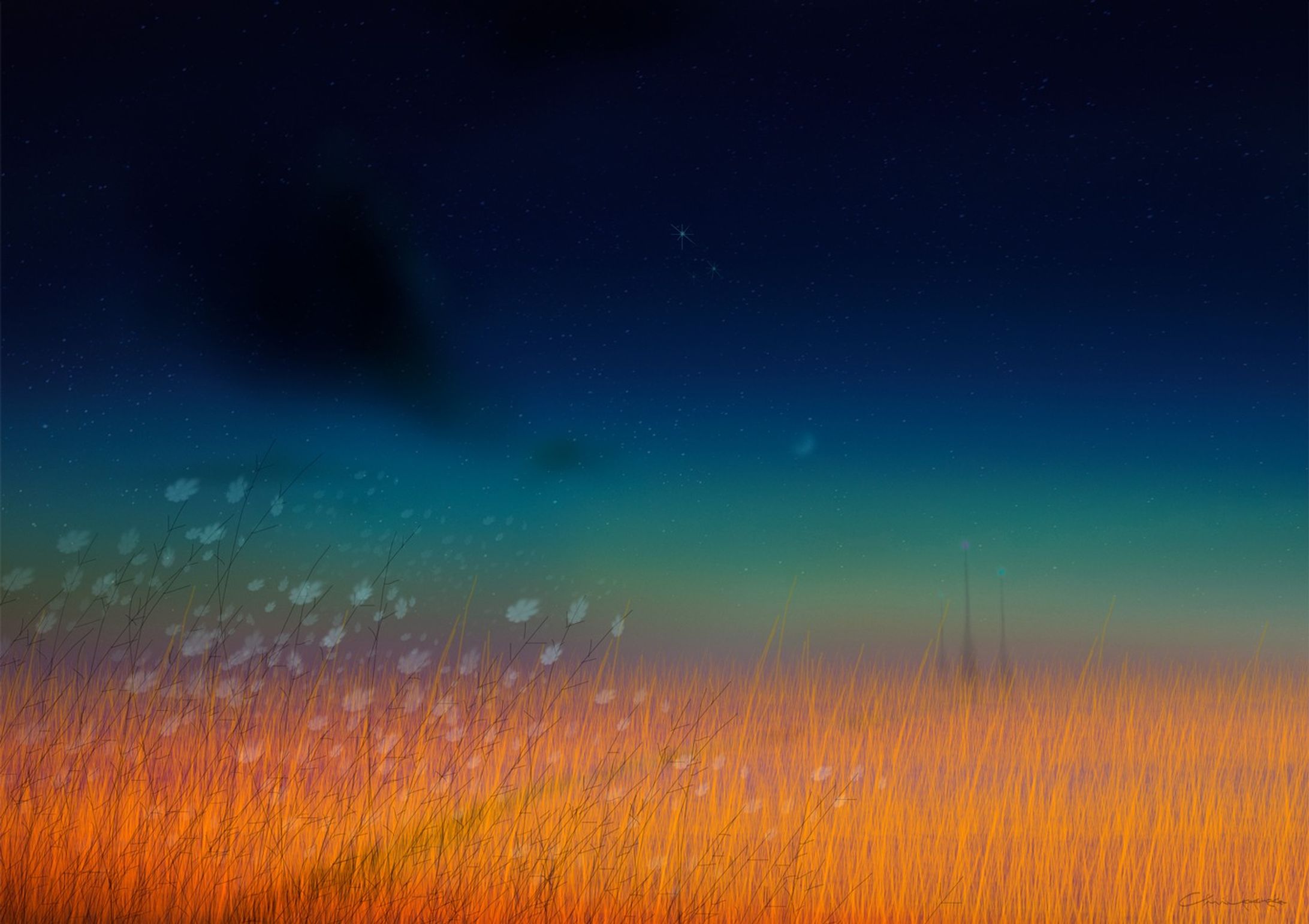 いつか出会う世界
三つの塔が見える枯れ野

ミライア山から始まった小旅行が終わります。
帰りの列車を待つ間、この枯れ野で空を眺めていようと思います。

#artwork
#illustration
#キリトリセカイ
#アート
#絵-1