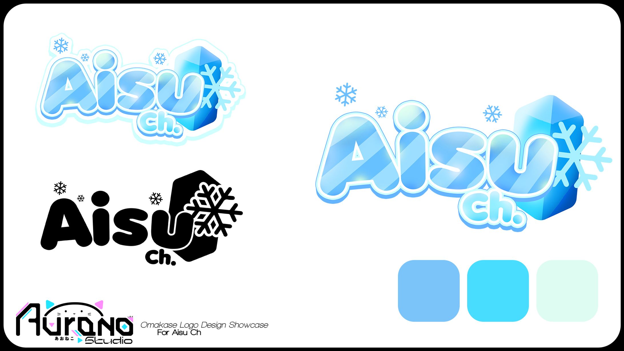 Aisu Omakase Vtuber Logo Design-1