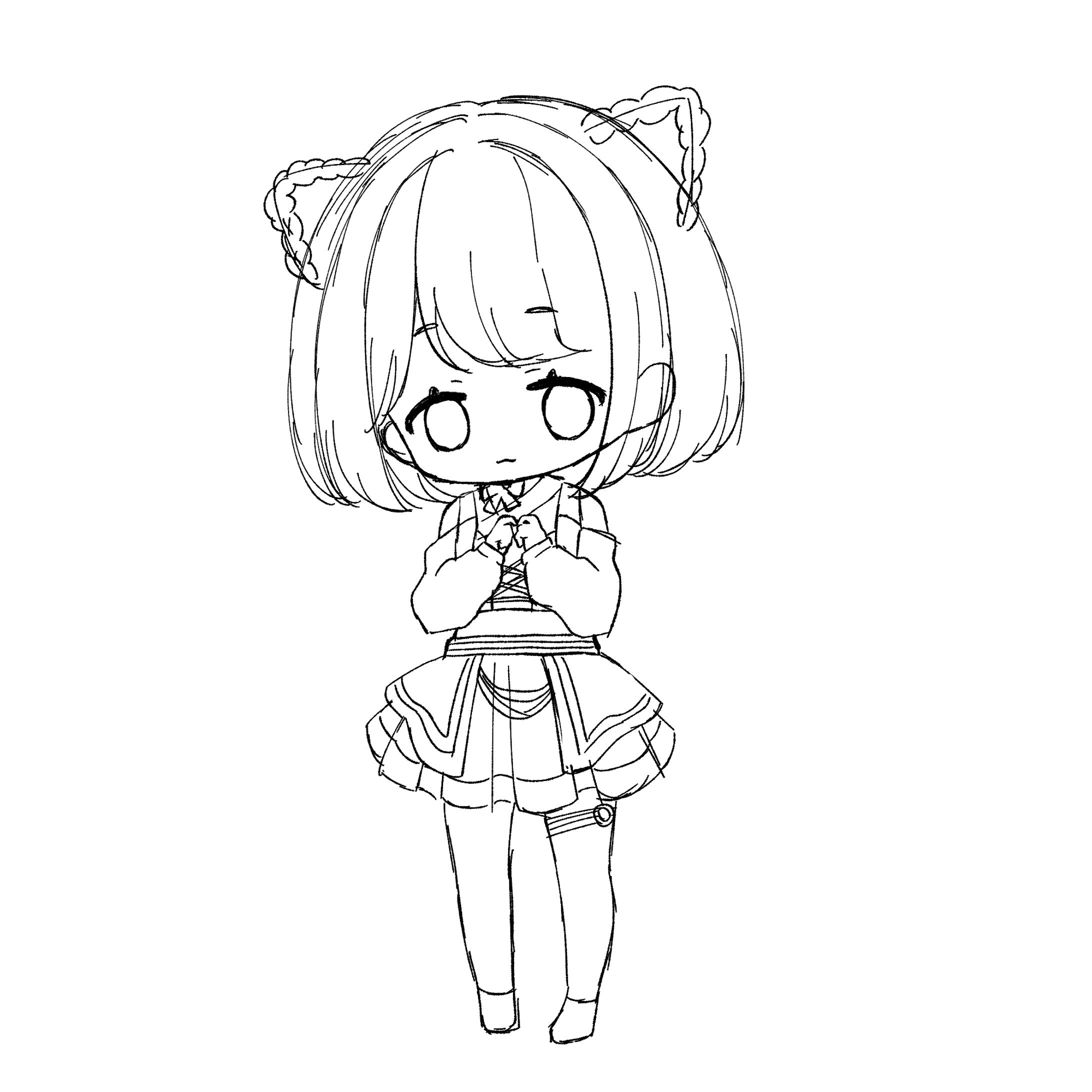 地下アイドルSDイラスト-1