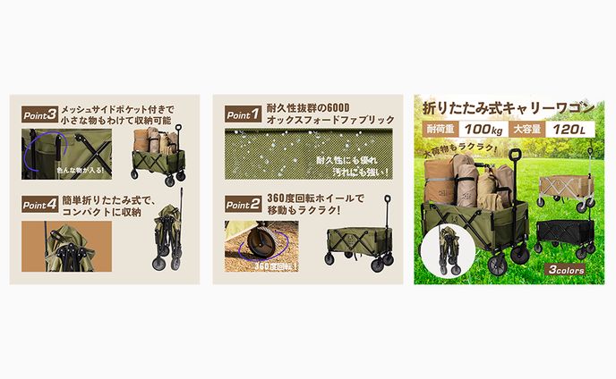 【商品ページ画像】キャリーワゴン