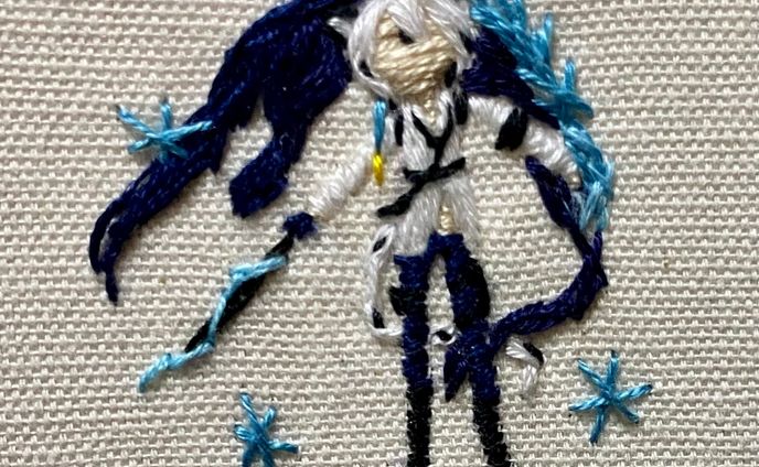 二次創作刺繍