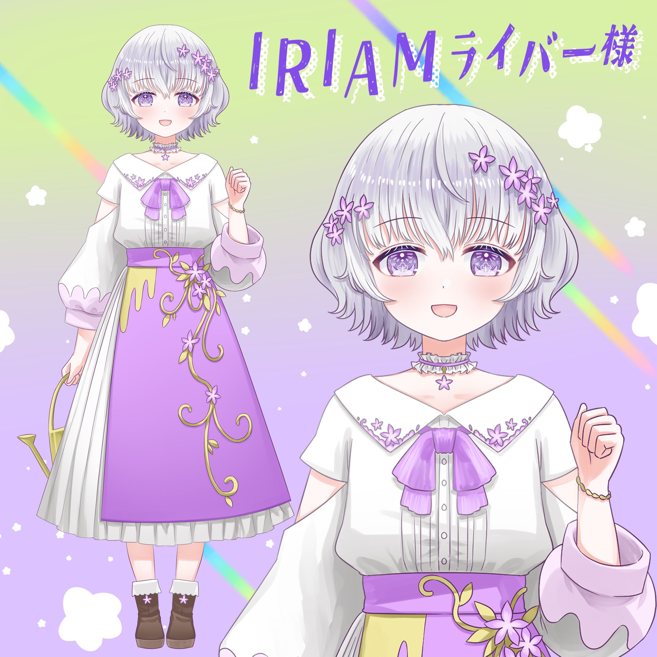 IRIAMライバー様イラスト-1