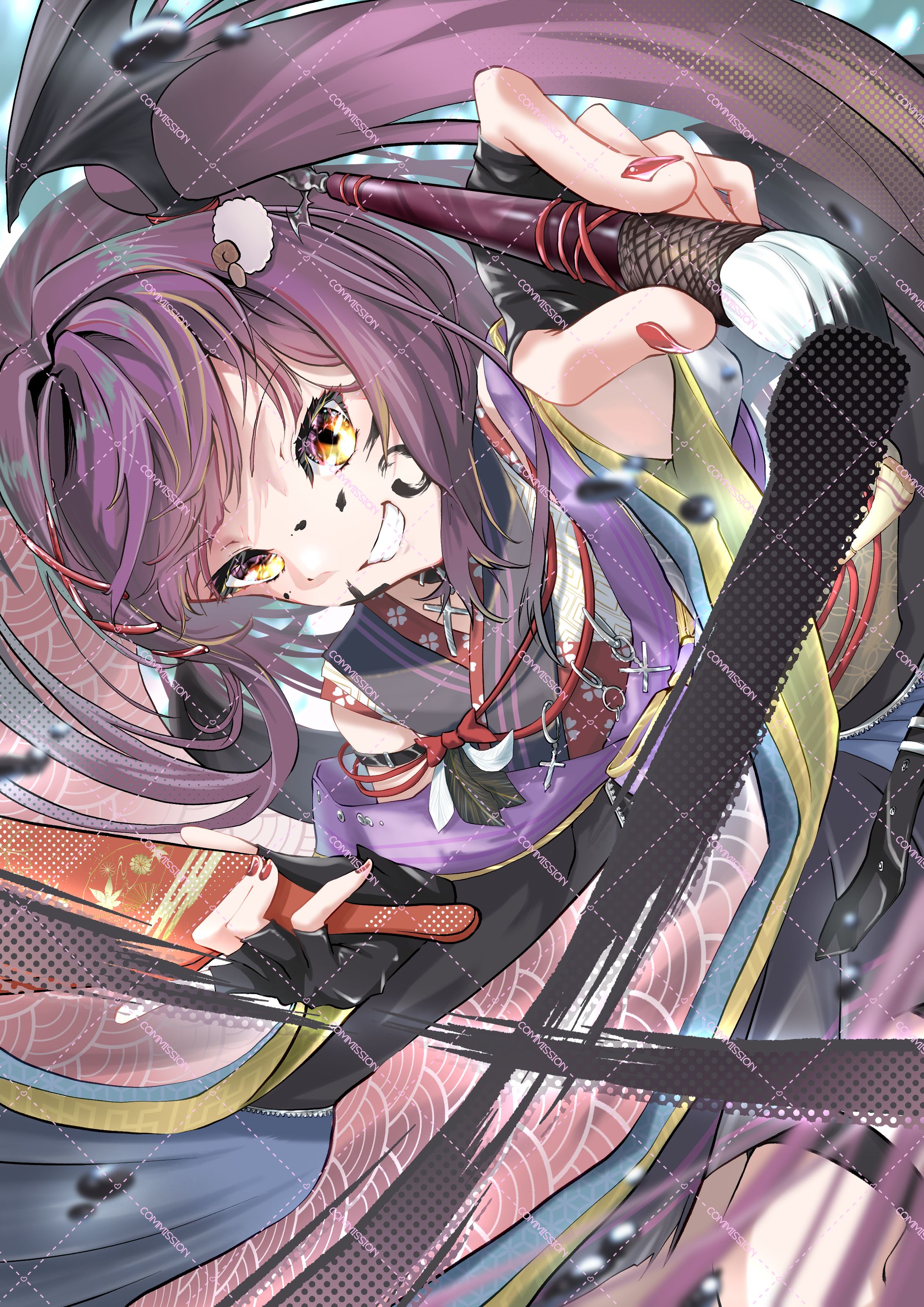 ルナ・ヴァイオレット様お正月-1