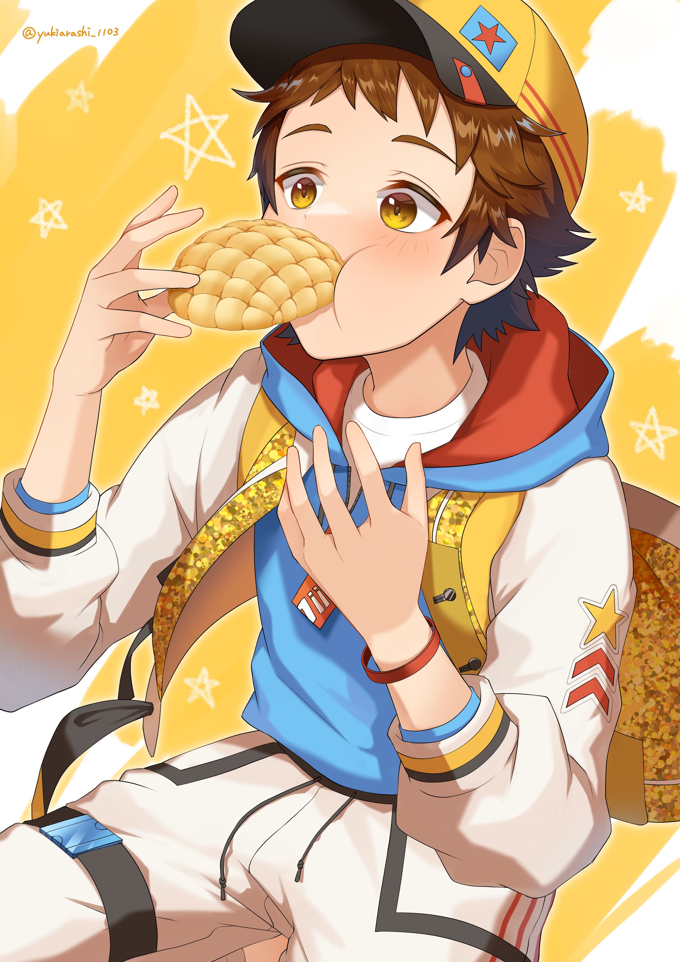 ダッシュダッシュ〜っの前にまずはパンを食べるんだぜ〜っ☆-1
