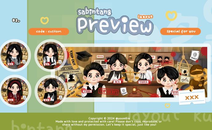 custom layout chibi squad