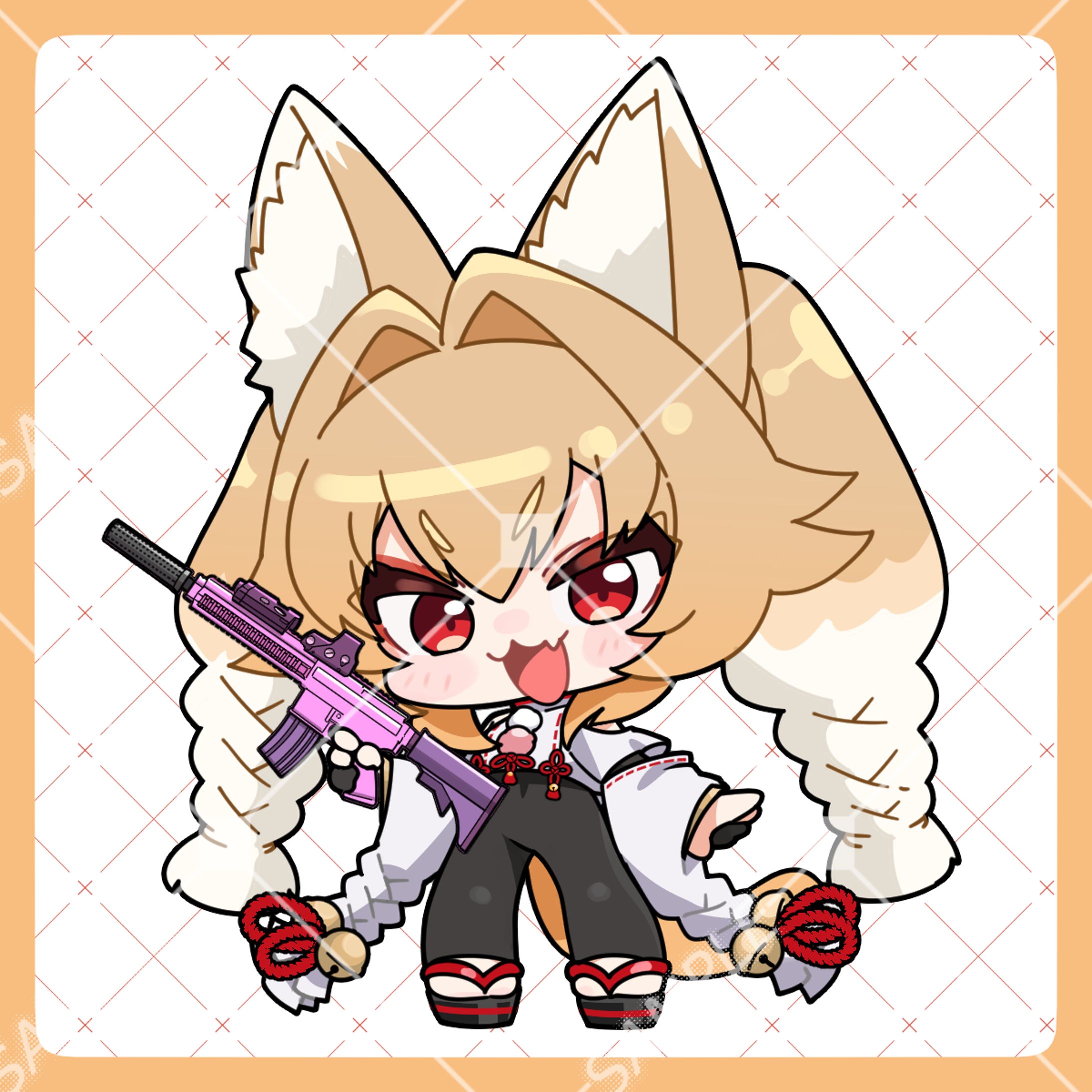 ほこりけい様 サムネイル用デフォルメイラスト-1