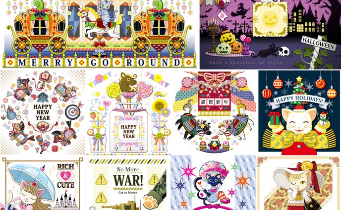 ２０２４～２０２５年のオリジナルイラストまとめ／全てAffinity使用