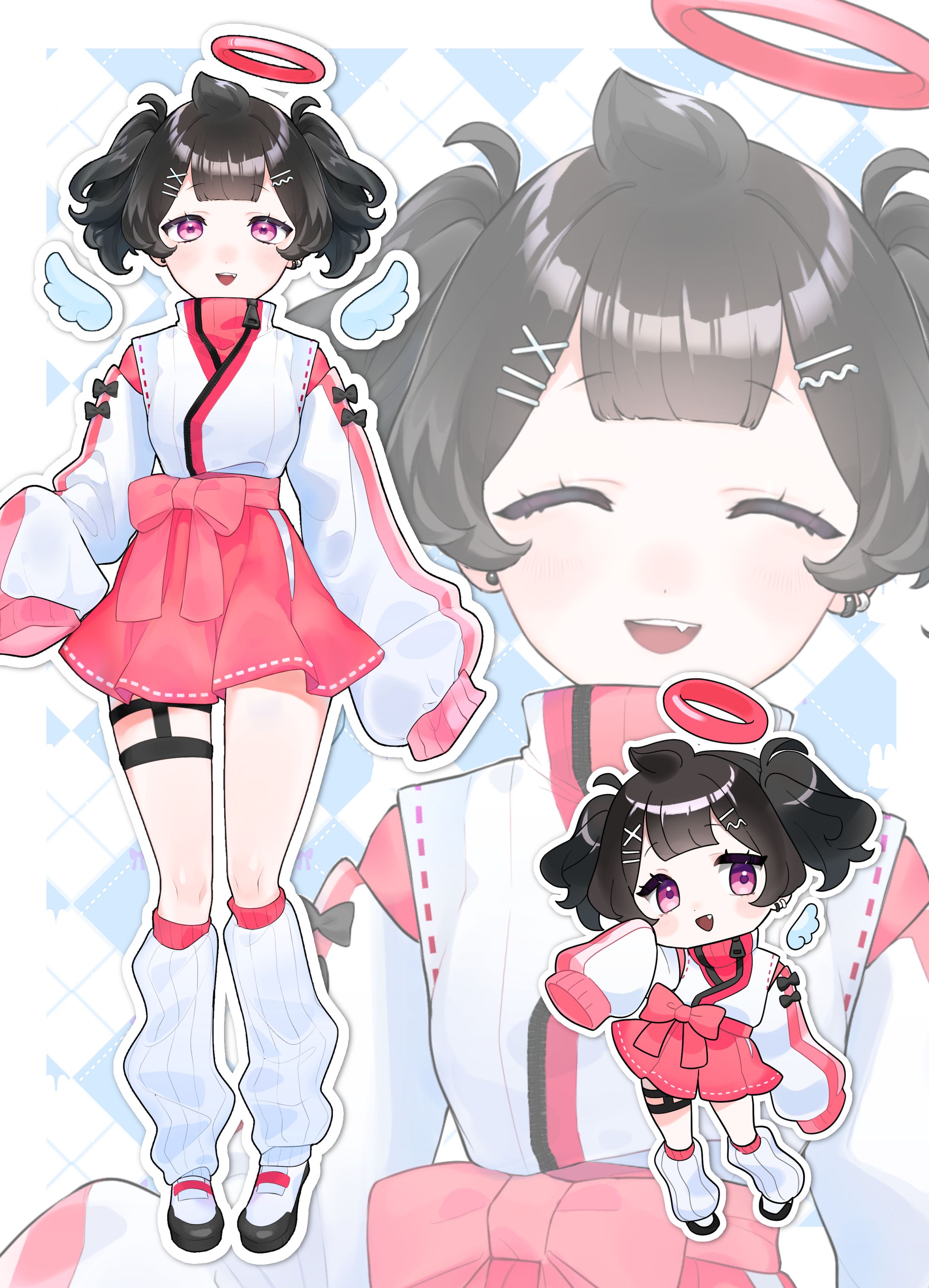 巫女服×ジャージの女の子-1