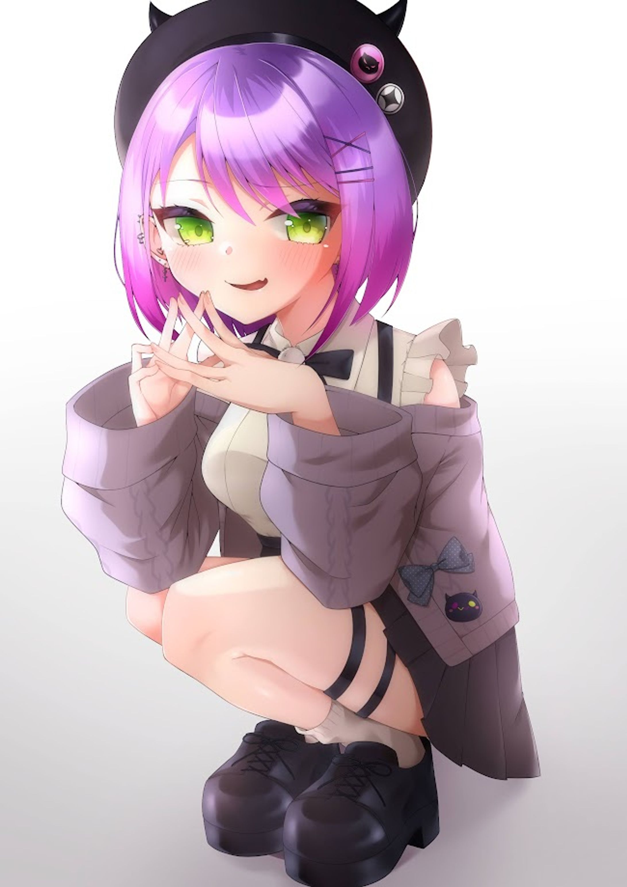 Hololive常闇トワ様ファンアート-1