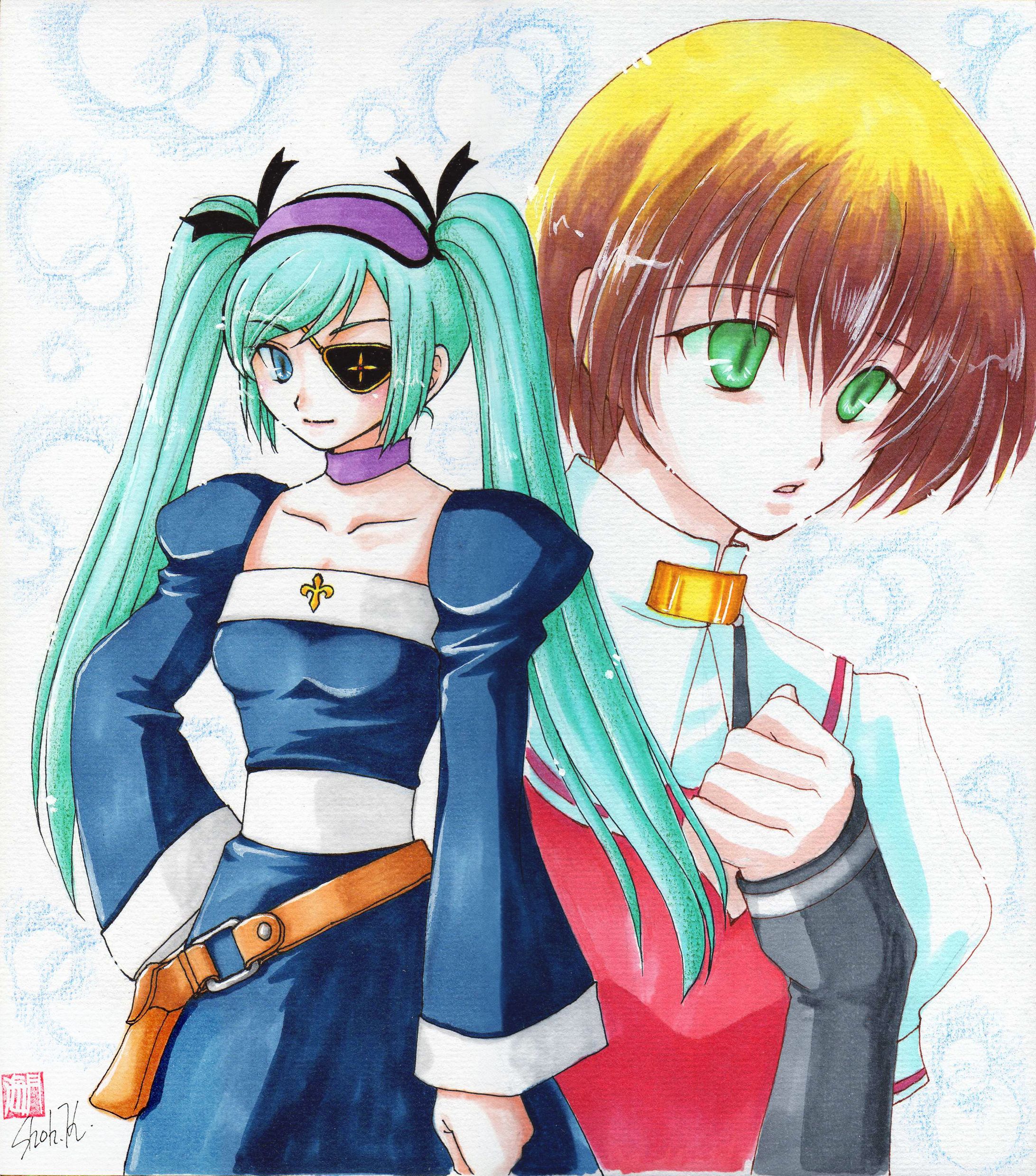 色紙イラスト（ファンアート）-1