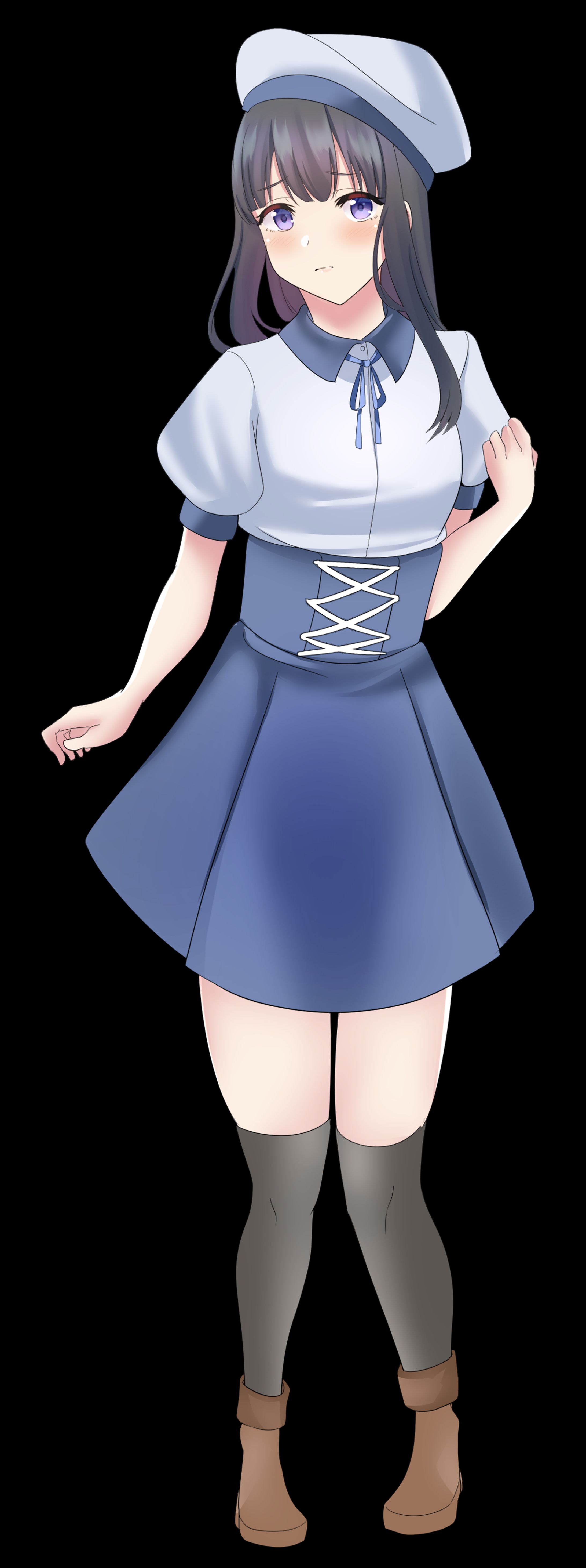 同人ゲーム　キャラクター立ち絵-1