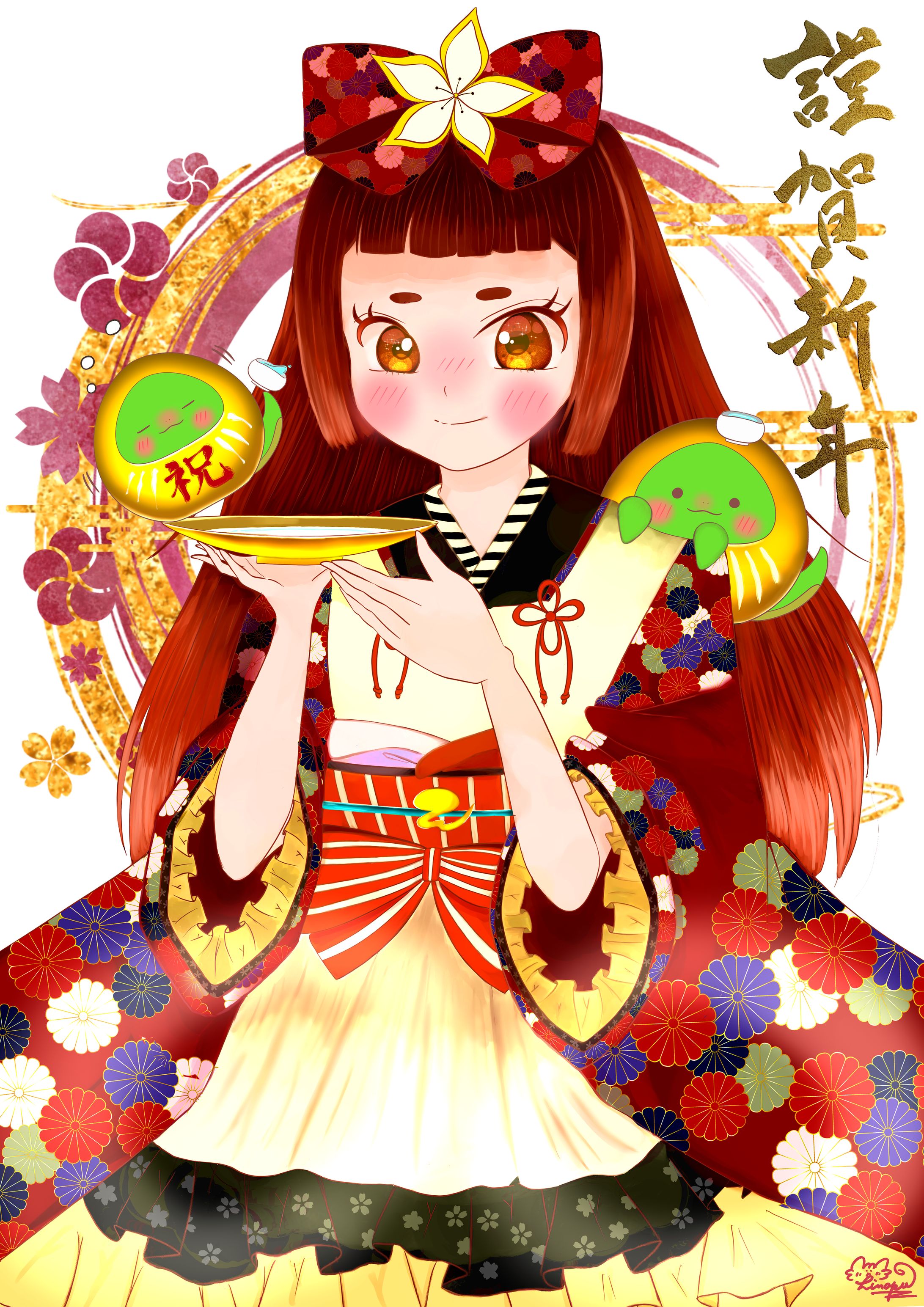 2025年 正月イラスト-1