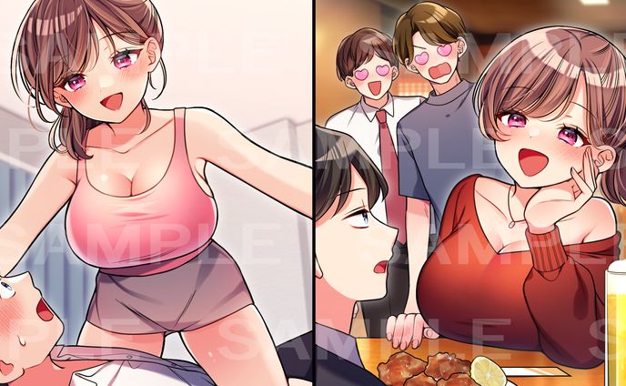 デザイン(サムネイル)、成人男性向け作品