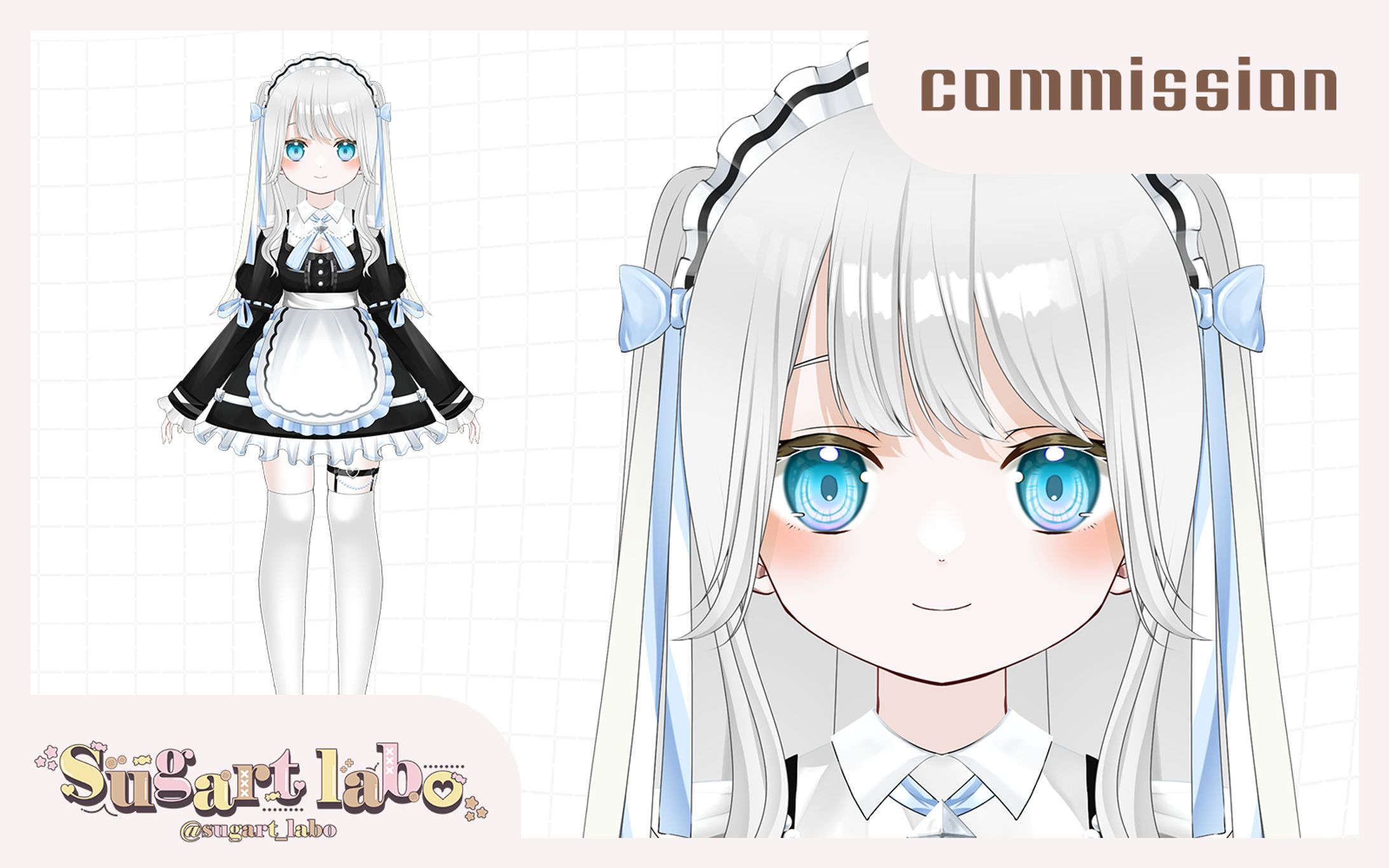 【パーツ分けイラスト】望月めろ様 新衣装-1