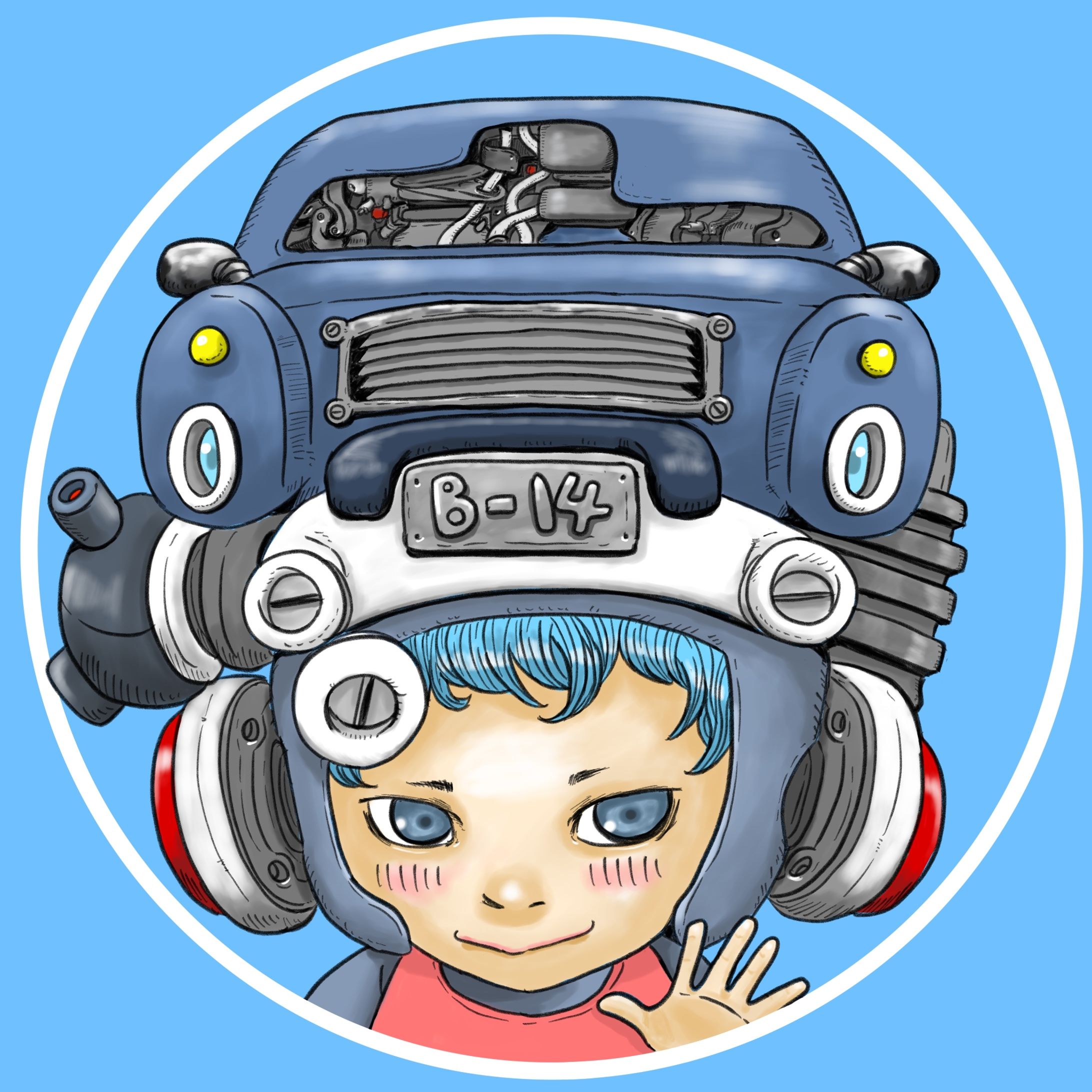 NFT : メカハットベイビー-1