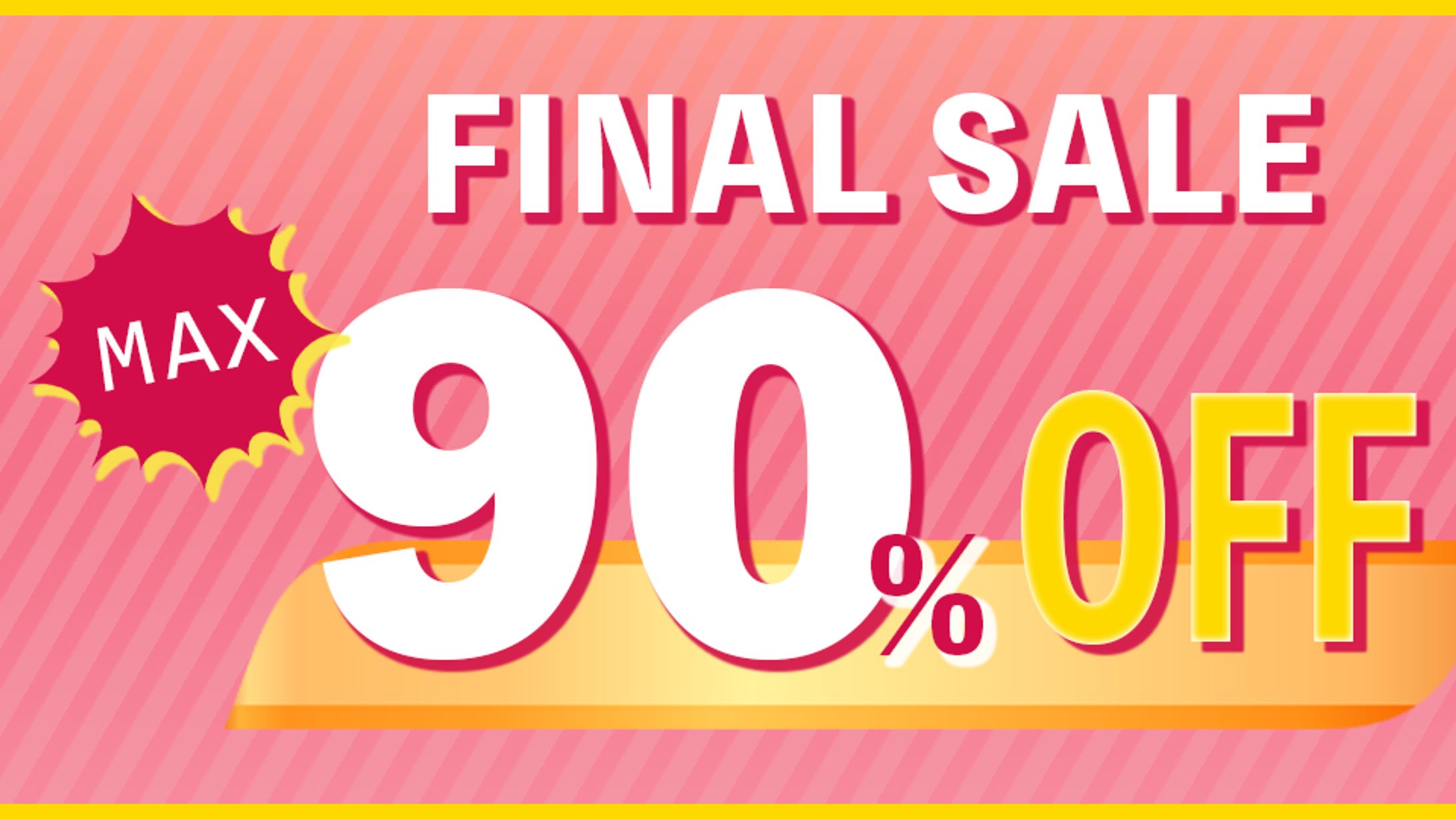 【自主制作】ECサイトのセールバナー-1