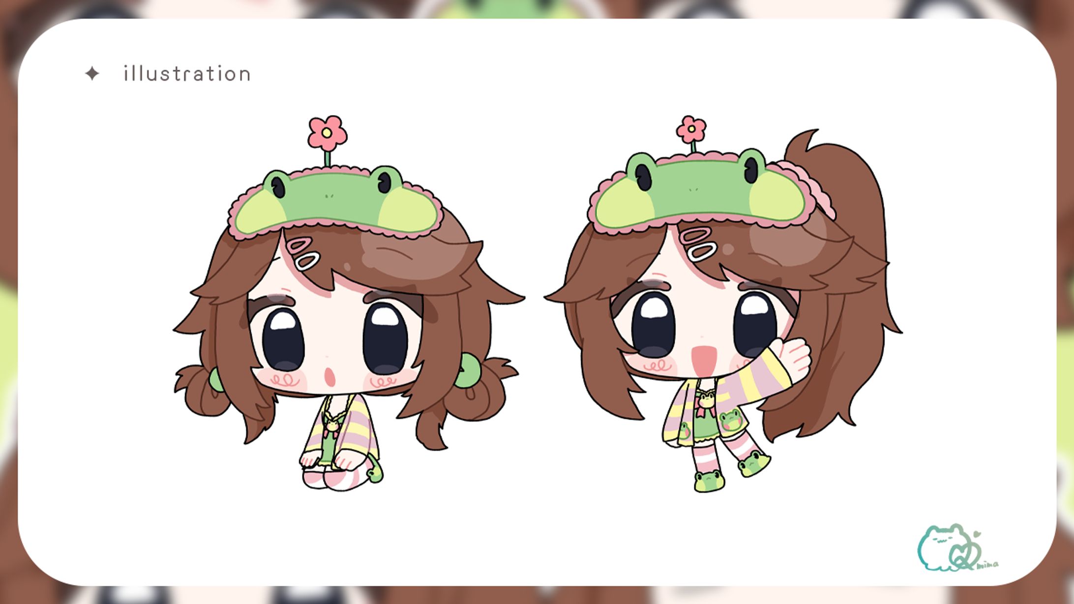 ちびキャライラスト /froggy様-1