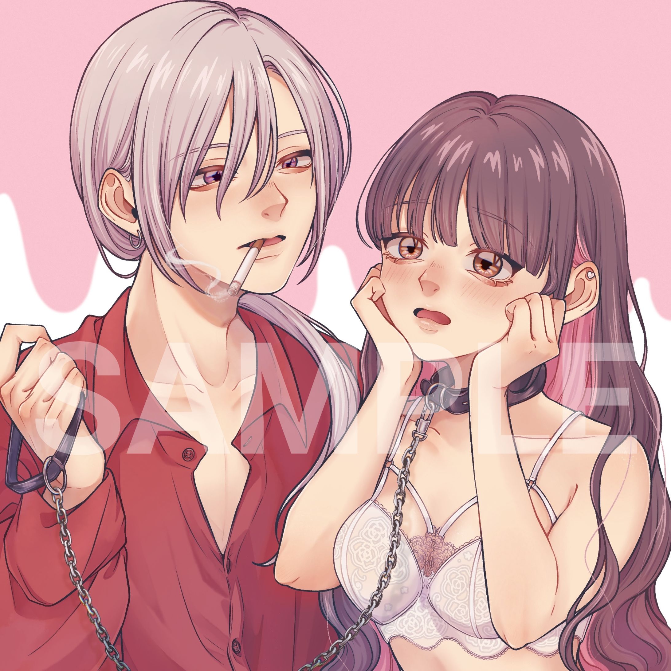 アイコンイラスト［ペア画］-1