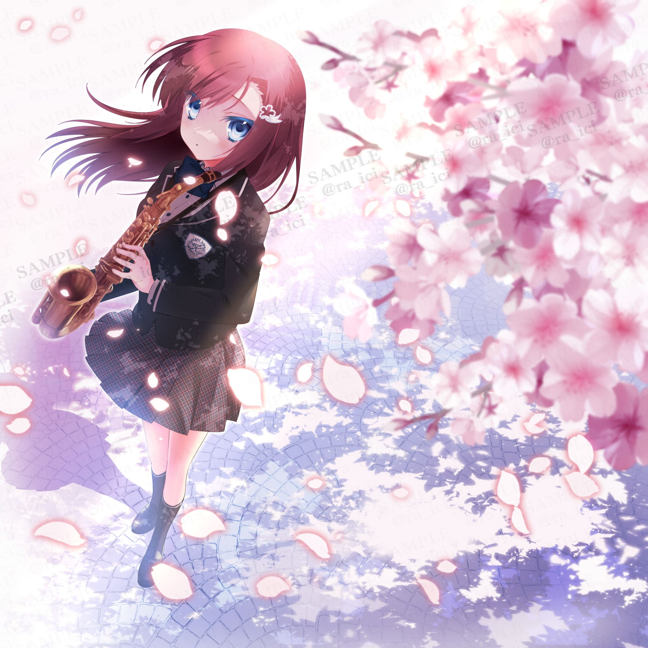 2024/3  同人ノベルゲーム『桜風（はるかぜ）の祝福』（制作：Flos benedictionis）キャラクターデザイン・イラスト（差分含立ち絵/イベントCG等）・パッケージジャケット等一部デザイン-1