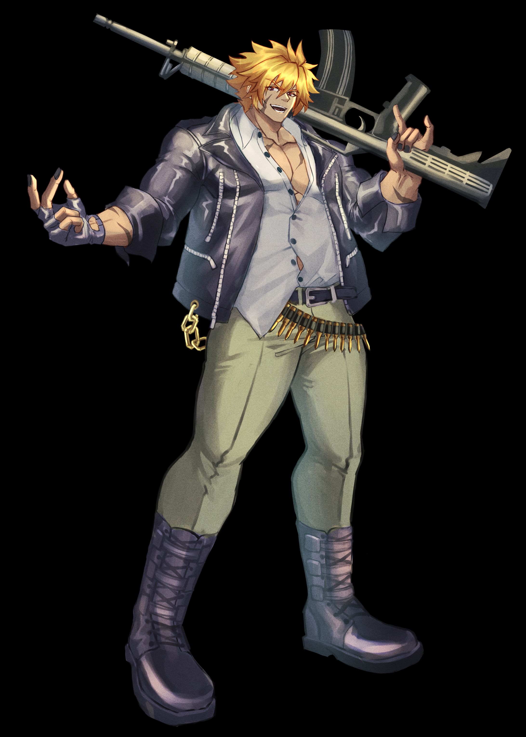 有償依頼 おいちゃんさん立ち絵-1