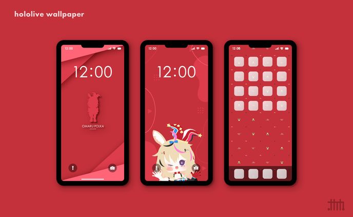 【二次創作】スマホ壁紙 尾丸ポルカ