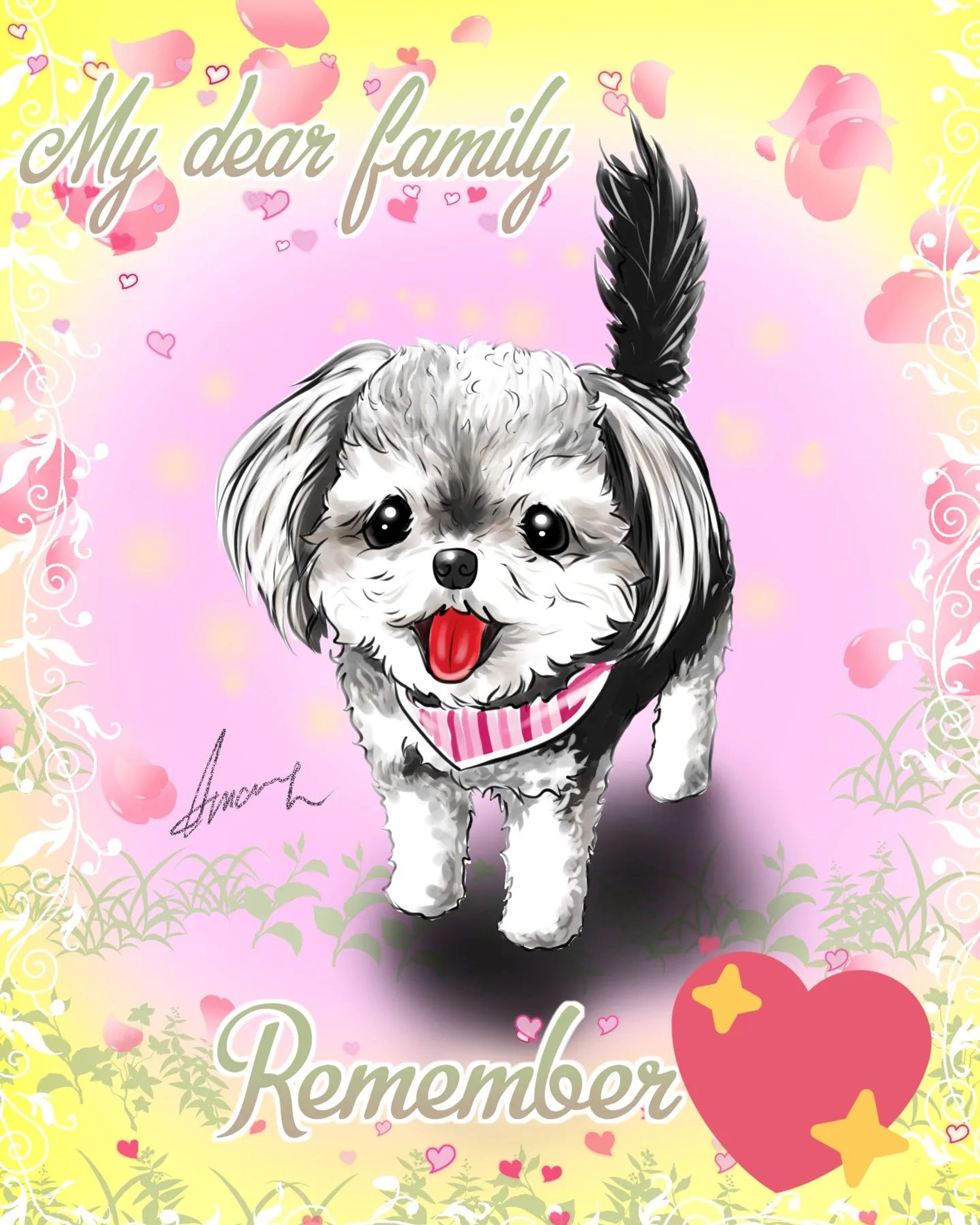 ねこイラストをみた方から有償依頼されたワンコです。
いや、俺動物イラストレーターじゃないんすけど…(^-^;
でもまあ 初めて描くワンコイラストにしては可愛く描けたんじゃないかと #illustration #girlsillustration #comicart #artwork #いぬいらすと #犬イラスト-1