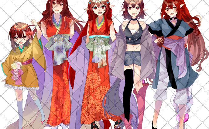 配信・TRPG・企画等立ち絵イラスト