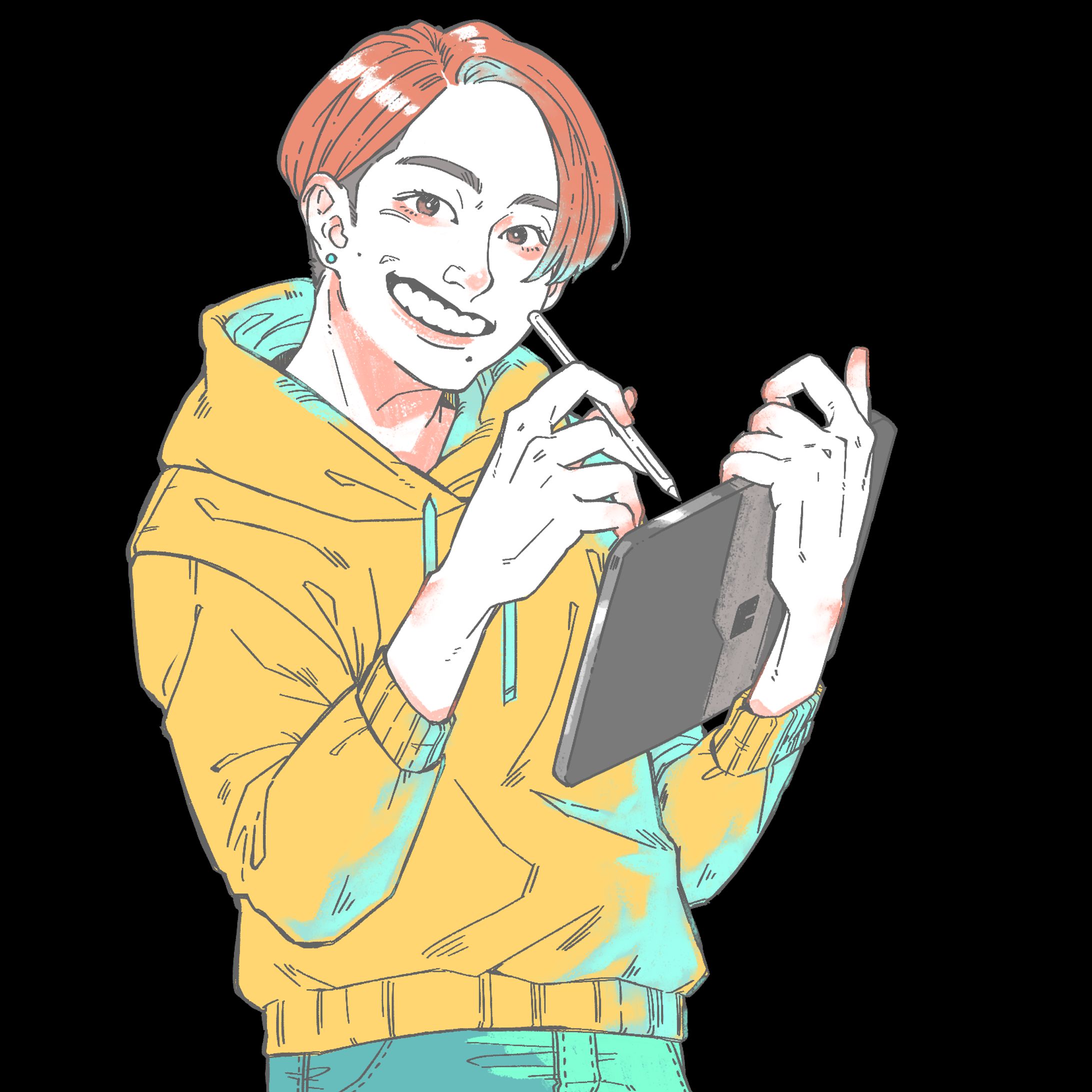 アイコン用自画像-1