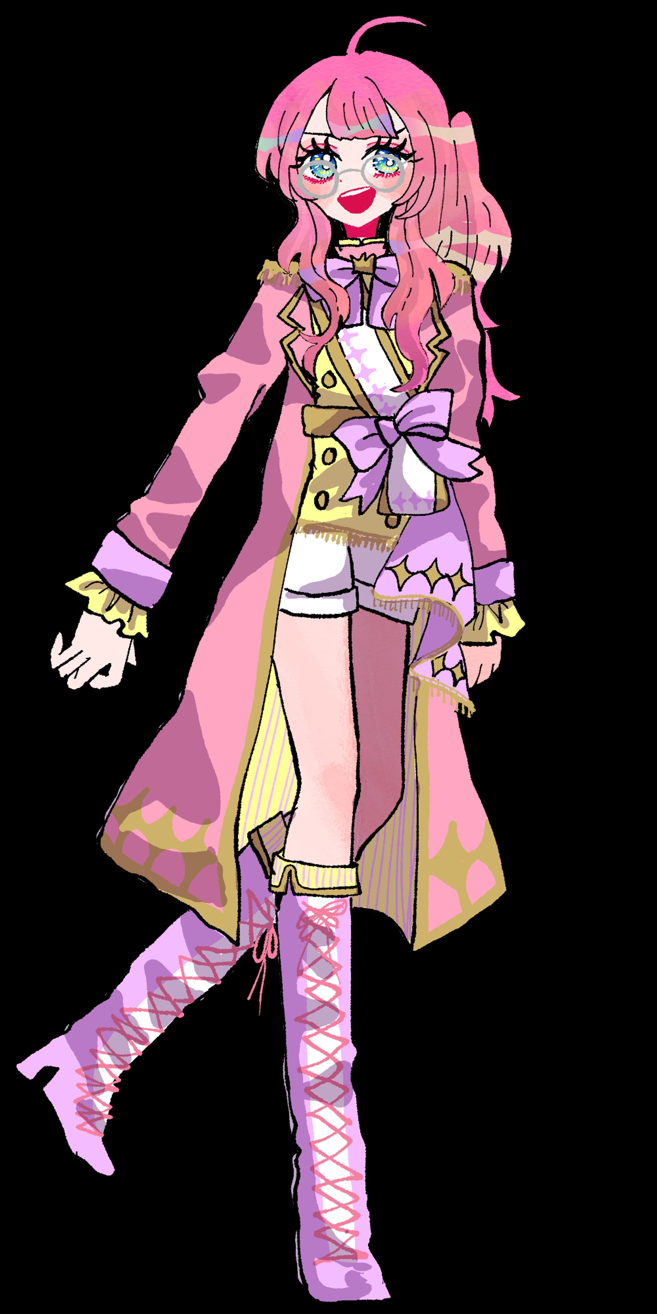 女性立ち絵-怪盗差分-1