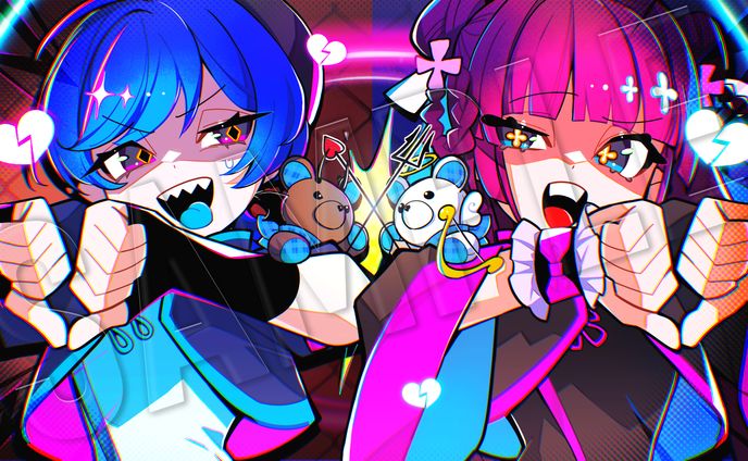 あんず様　歌ってみた『ダイダイダイダイダイキライ』サムネイルイラスト