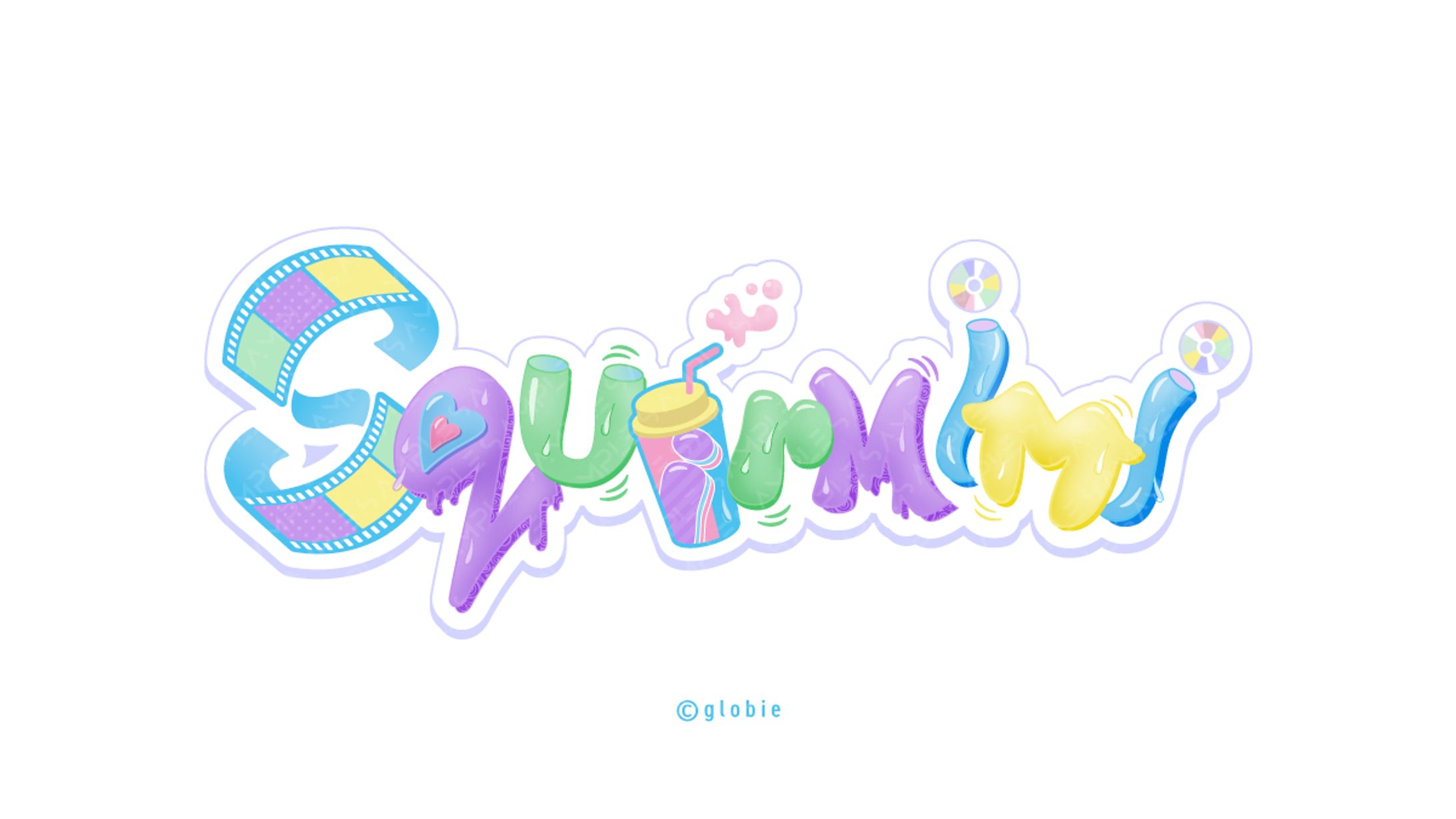 globie 3期生 Squirmimi様 の ロゴ、スケジュール表、各種ヘッダー-1