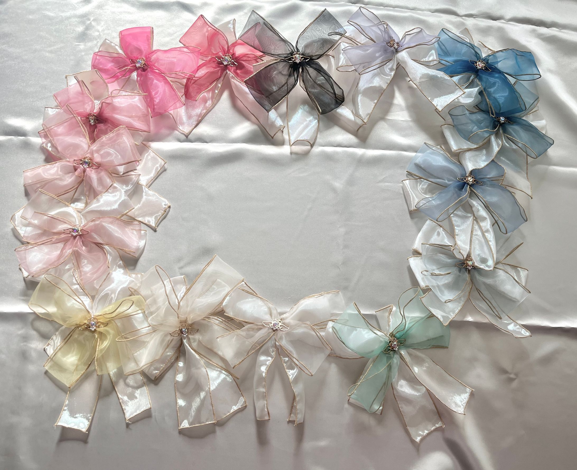 【ご依頼】お茶女♡アイドルカフェ様 特別ステージ用リボン-1