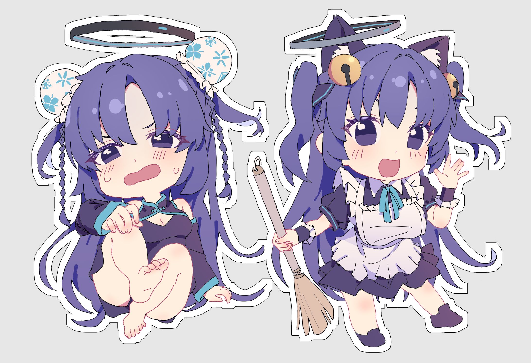 SDイラスト(ブルーアーカイブ)-1