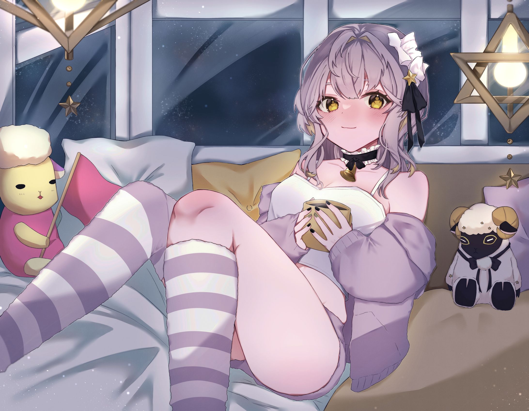 【イラスト】星餅めりー様 背景付き一枚絵-1