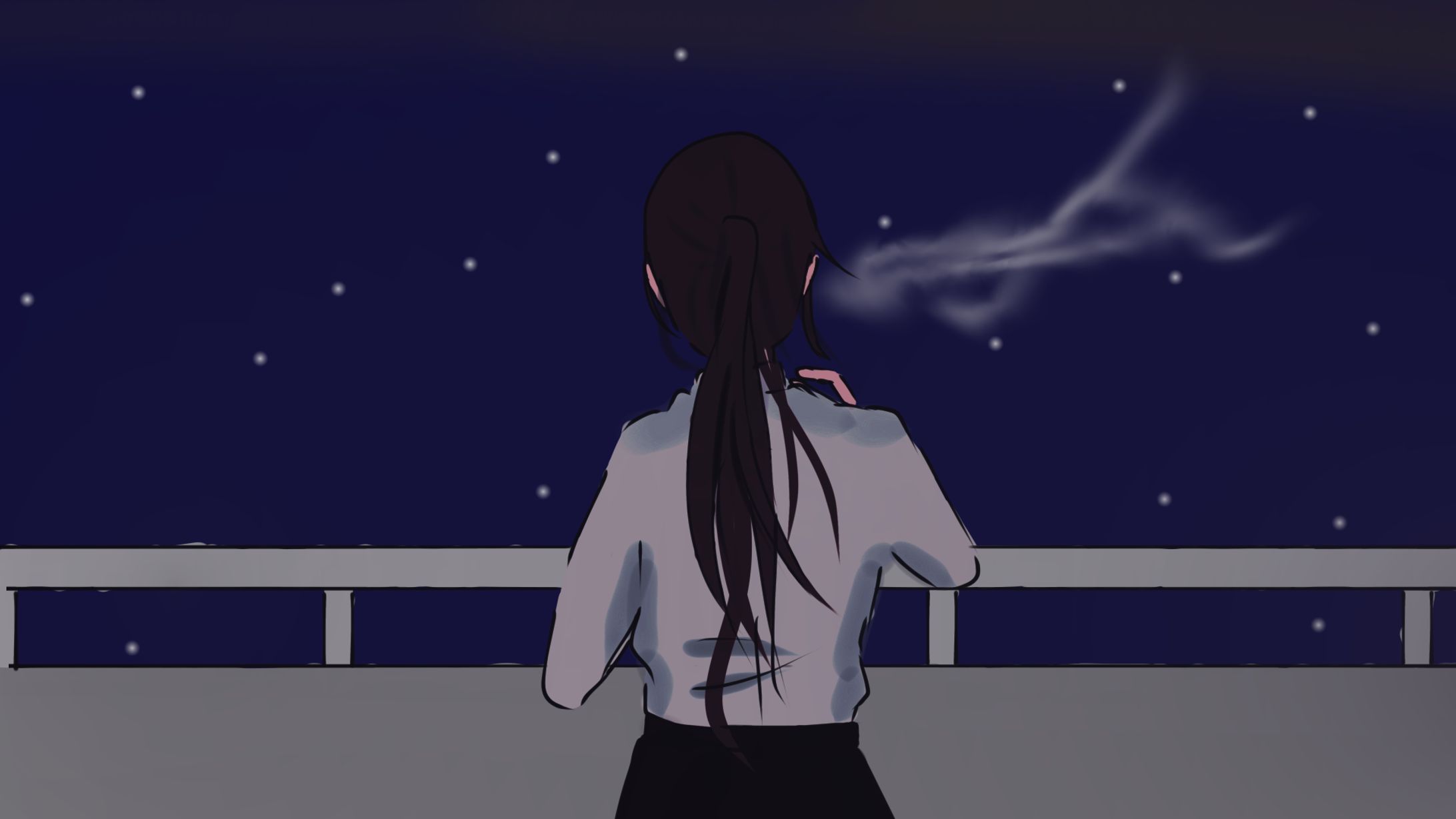 【超短編小説】紫煙の世界-1