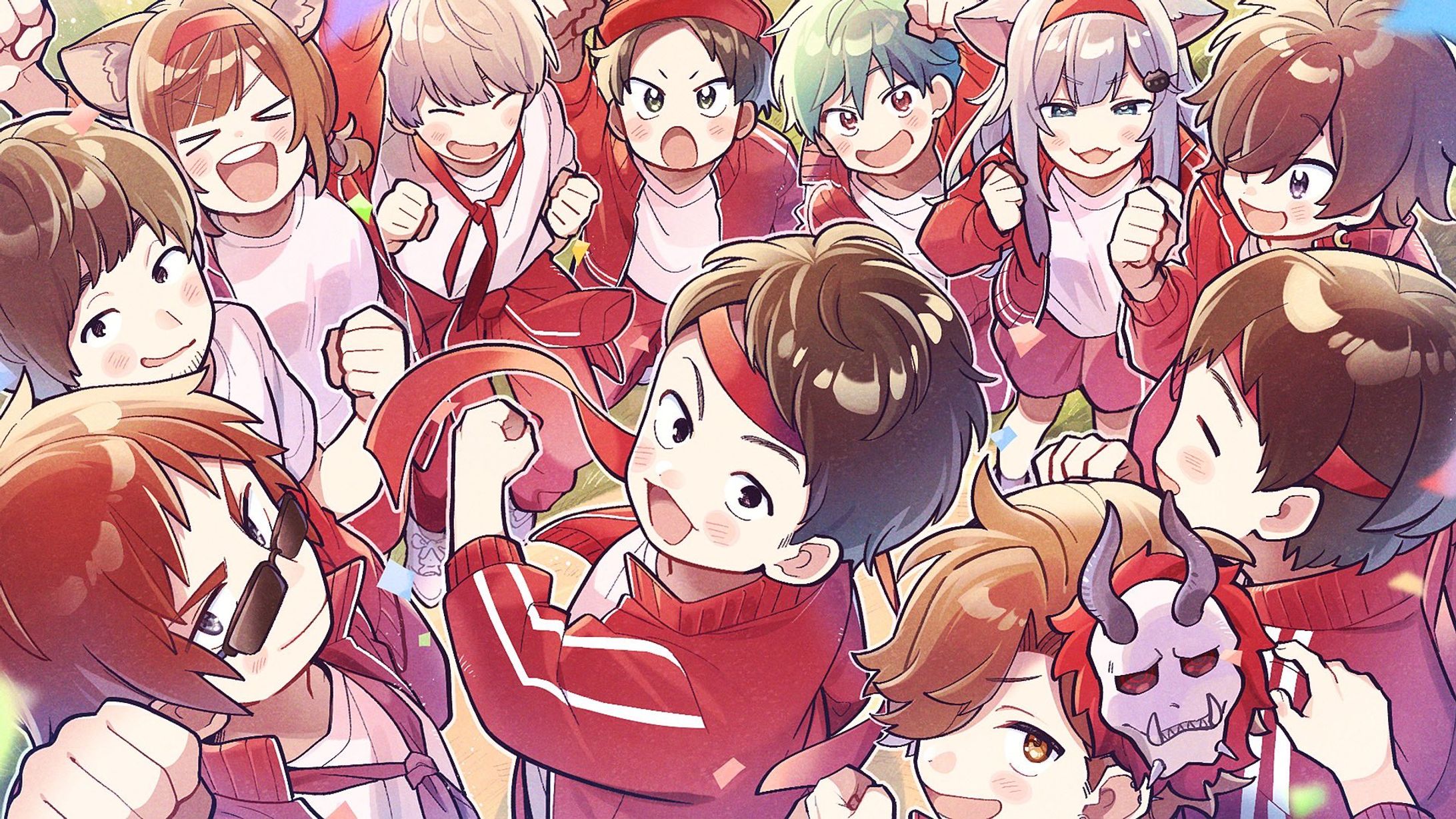 集合イラストサンプル-1