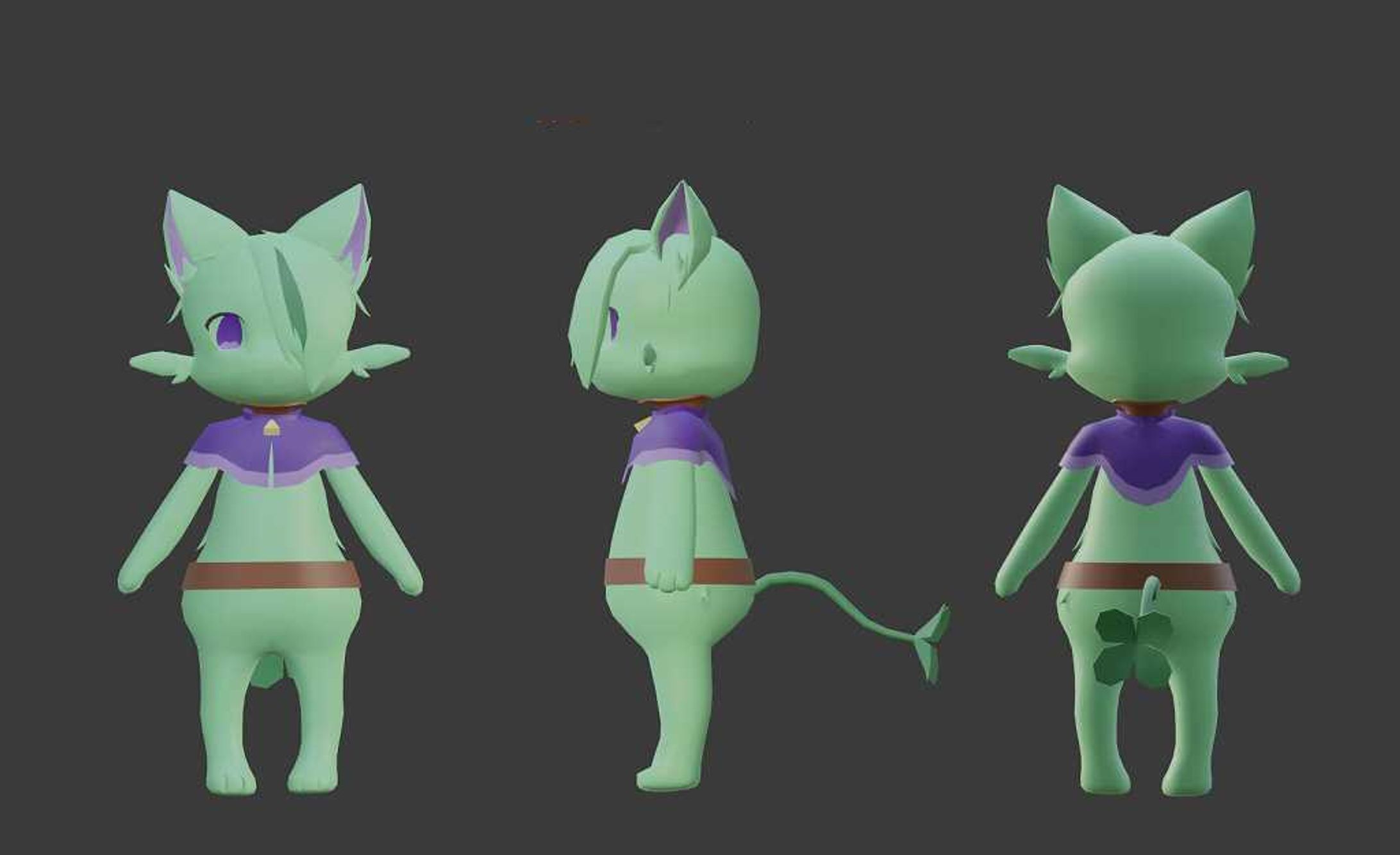 バーチャルキャラクター  ネコ-1
