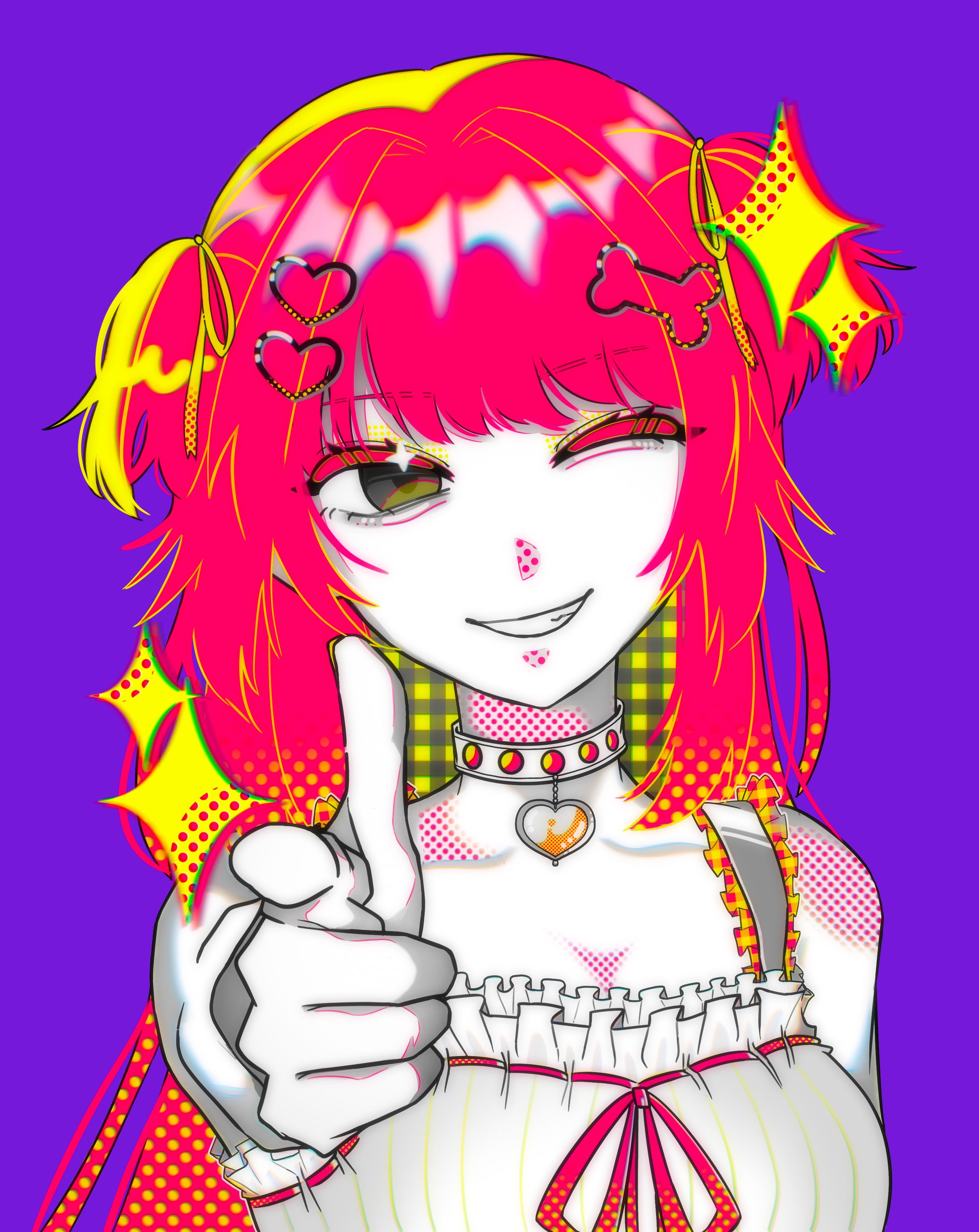 2色指定イラスト-1