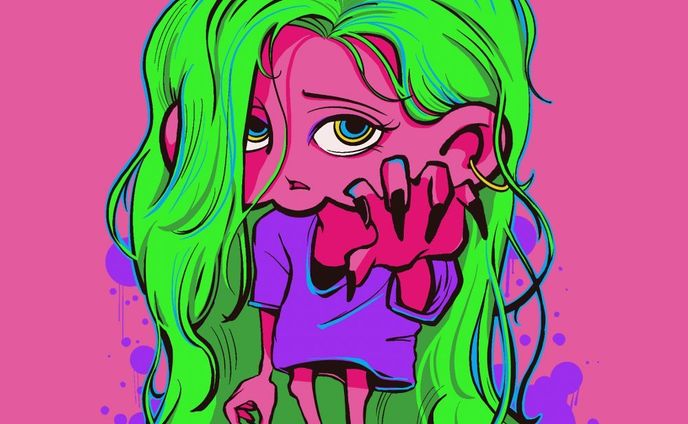 パラノイアちゃん #TunTunToon 

#イラスト #イラストレーター #イラストグラム #絵描きさんと繋がりたい #絵描きさんとつながりたい
 #カートゥーン #カートゥーンイラスト #カートゥン風イラスト 
#デフォルメ #デフォルメイラスト 
#clipstudiopaint #clipstudio
#illustration #illust #illustrator #art #drawing #cartoon #cartooncharacter